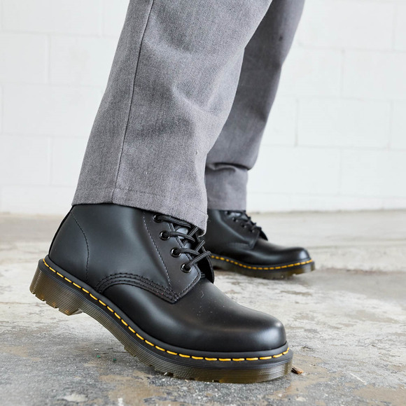 Dr. Martens Men\'s Size 12 Black 1460 Smooth Leather Lace Up Ankle Boots BR11-15 main image 9